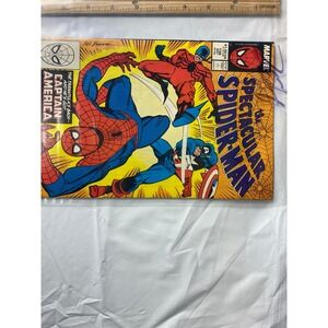 Spectacular Spider-Man Comic Book 138‎ Captain America Tarantula Marvel 1987